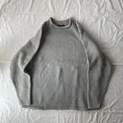 90s j.crew ロールネックニット　セーター　巨人タグ