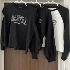 グローバルワークキッズ　ヘビロッTEE ロンT3枚セット