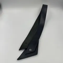 ネイビー レザー ベルト 先端デザイン