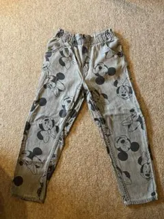 H&M ミッキー、ミニー柄デニムパンツ