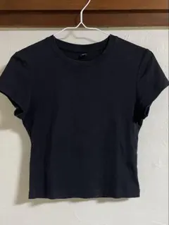 UNIQLO 반소매 미니 T 2장 set 블랙 & 화이트