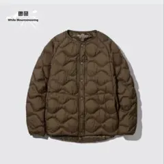 ユニクロ×ホワイトマウンテニアリング ウルトラライトダウン M ブラウン