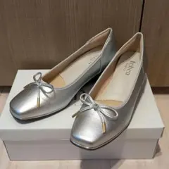 【23.0〜23.5】テーンtehenシルバーパンプス