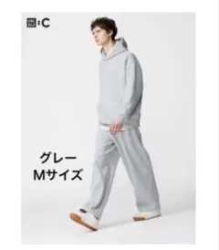 新品タグ付き　UNIQLOC スウェットワイドパンツ Ｍサイズ