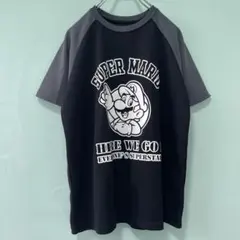スーパーマリオ Tシャツ 半袖 マリオ プリント ロゴ Nintendo 任天堂