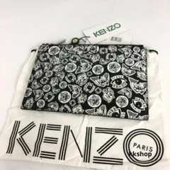 KENZO ケンゾー モノクロ 総柄 クラッチバッグ レディース ブランドのサムネイル