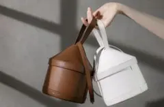 ペリーコ GIOSTRA レザーバッグ ブラウンのサムネイル