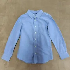 男児　長袖シャツ ライトブルー　140