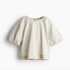H&M バルーン袖ブラウス XS 新品　パフスリーブ