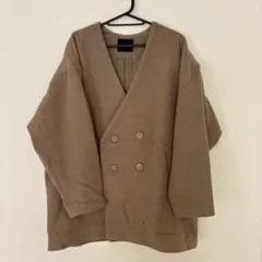 ノーカラーコート ノーカラージャケット