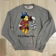 90s USA製 ミッキー ファンタジア 魔法使いの弟子 スウェット ディズニー