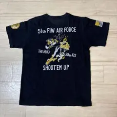 フェローズ　バックプリント　　Tシャツ　両袖ポケットブラック　38のサムネイル