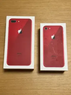 iPhone 8 Plus & 8 レッドパッケージセット