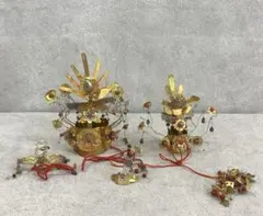 天冠 雛人形 ひな祭り アンティーク 材料 細工 飾り 桃の節句