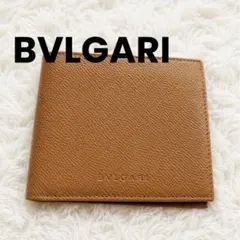 美品⭐︎BVLGARI ブルガリ 二つ折り札入れ ブラウン カードケースのサムネイル
