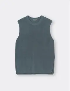 GU ウォッシャブルフレンチスリーブセーター　L