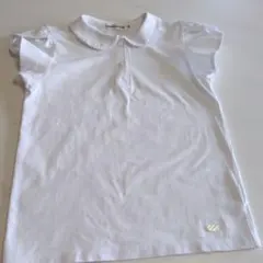 BeBe襟付きホワイトTシャツ 150cmのサムネイル