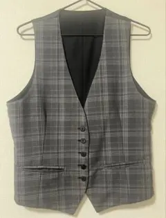 【極美品】メンズビギ ベスト ジレ チェック スーツ フォーマル