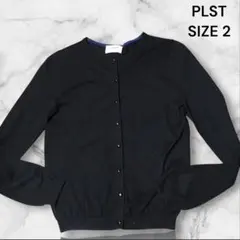 PLST カーディガン ブラック サイズ2のサムネイル