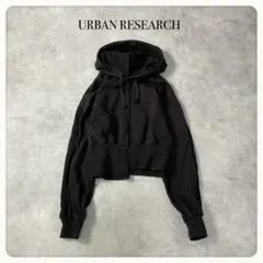 URBAN RESEARCH アーバンリサーチ アウトシームパーカー ブラックのサムネイル
