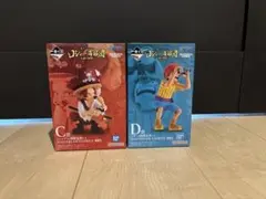 一番くじ ワンピース ロジャー海賊団 C賞 シャンクス D賞 バギー フィギュア