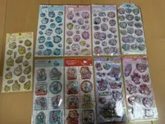 ウォーターシールちいかわ、はちわれ、うさぎ、その他、日焼けキティー、あわわちゃん