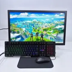 ASUS24型75Hz液晶モニター他 ゲーミングPC用の周辺機器4点セットのサムネイル
