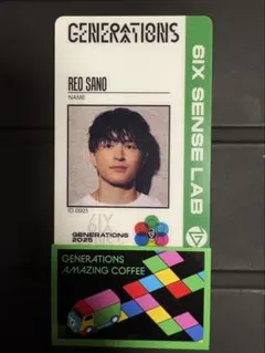 佐野玲於 アプグレグッズ カード アメコ ステッカー