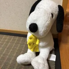 スヌーピー ぬいぐるみ ウッドストック付き