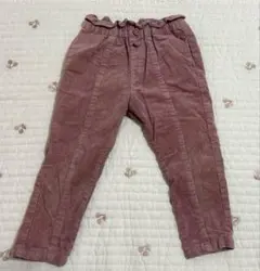 アプレレクール 100 コーデュロイ　ピンク パンツ