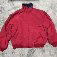 EddieBauerナイロンジャケット ウォームアップジャケット 赤90s L