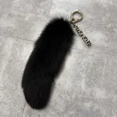 MONCLER ファー しっぽ キーホルダー チャーム ロゴ