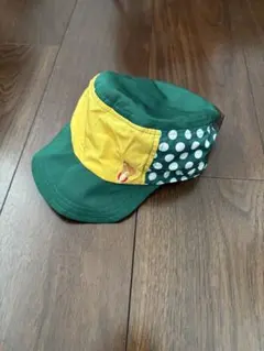 くまの刺繍入り マルチカラー キャップのサムネイル