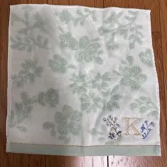 Afternoon Tea 花柄タオルハンカチ K刺繍