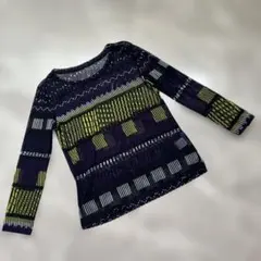 希少✨イッセイミヤケ シアートップス カットソー 長袖 シースルー