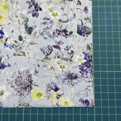 T27 ワイルドフラワーズ パープルグレー 108×36cmリバティ タナローン