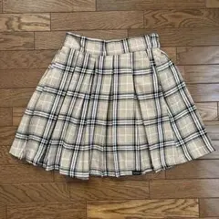 PINK-latte ピンクラテ　プリーツスカート　チェックスカート　160