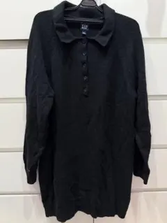 CashSoft カシミヤタッチ ポロミニワンピース GAP