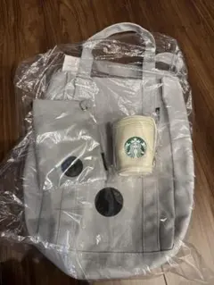 スターバックス 福袋 2026 トートバッグ ボトルサコッシュ カップポーチ