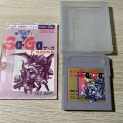 （動作確認済み）「魔界塔士SaGa 」 ケース・説明書付属