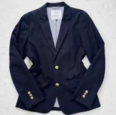 ユナイテッドアローズ　テーラードジャケット　金ボタン　紺ブレ　ネイビー　ブレザー