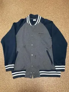 Columbia スタジャン グレー ネイビー　値下げ可