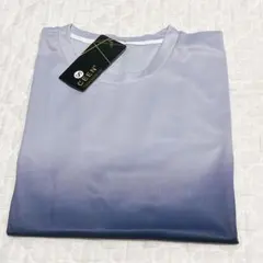 CEEN ドライTシャツ メンズ XS (Sサイズ相当) グレー グラデーション