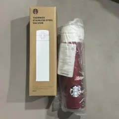 韓国限定 スターバックス タンブラー 赤 400ml