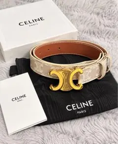 CELINE トリオンフ ベルト 25MM サイズ70