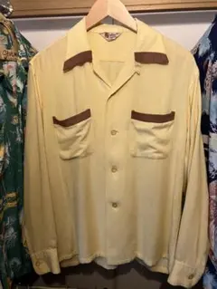 50s vintage rayon shirt