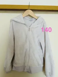 【anyFAM】140センチ　ウサギ耳フリースジャケット