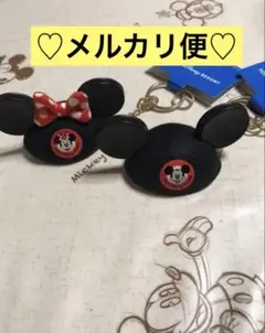 ディズニー イヤーハット キーホルダー　キーチェーン　ミッキー　ミニー
