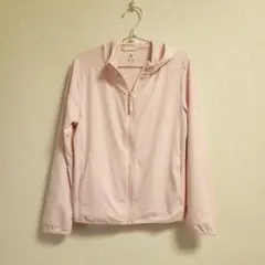 ユニクロ　エアリズムUVカットメッシュパーカー　ピンク　130