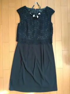 UNTITLED　新品未使用　レース切り替え ワンピース